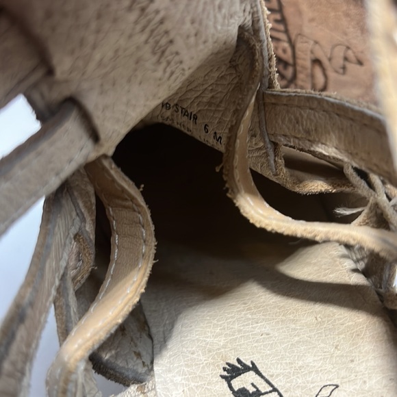 Women's Freebird By Steven Tan Stair Strappy Ankle Bootie Size 6m - Picture 6 of 6